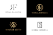 design professional creative monogram logo