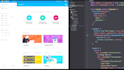 create and edit a nextjs website or a react app
