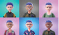 create cute nft art and character illustration clay style