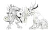 draw cool looking monsters and creepy creatures