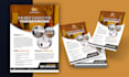 design a flyer, trifold, bifold with a free business card