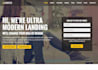 design a modern responsive website with HTML, CSS, and bootstrap