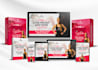 design digital product mockup, ecover bundle and course mockup