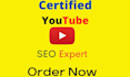 be your youtube SEO expert to improve your video rank