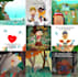 ilustración infantil digital y con técnicas mixtas