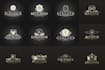 create a crest, heraldic,luxury logo