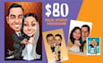 draw your wedding caricature