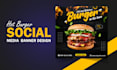 restaurant food menu facebook post instagram post ads