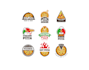 do unique fastfood,bakery,bread,pizza and restuarent logo