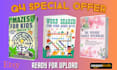 create custom amazon KDP low content book covers and interiors