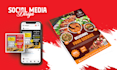 attractive restaurant flyer, food menu, food poster design