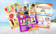 do kids flyer for summer camp, child care, birthday flyers