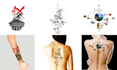 draw a custom tattoo design as a tattoo artist