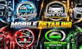make unique auto detailing, car wash, mobile detailing logo