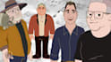 create a 2d character animation in retro cartoon style
