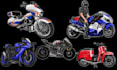 create motorcycle vector art