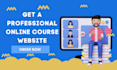 build online course website with ecommerce integration