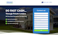 design high converting real estate and construction landing page or website