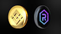 create coin for crypto spinning animation for ads and telegram