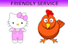 draw simple cartoon characters and clip arts