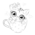 draw and design coloring page for kids