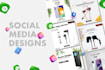 provide creative ads and social media design and posts