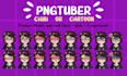draw your custom pngtuber in chibi or cartoon style