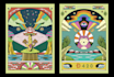 do colorful trippy psychedelic style illustration