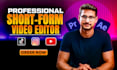 edit social media reels, shorts, tiktok and vsl video editor
