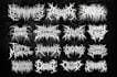create a death metal, slam, and brutal logo for you