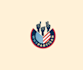 design creative political podcast logo