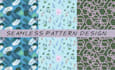 create seamless pattern design,textile and fabric