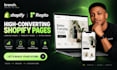 design shopify replo landing page, product page or store