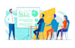 create a vector illustration in modern flat style