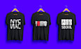 do custom and trendy minimalist typography t shirt design
