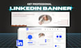 design professional linkedin banner, facebook, twitter