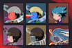 design high quality nft art and generate collection metadata in chibi art style