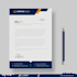 design corporate presentation folder and letterhead