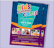 design awesome eye catching kids summer camp, school, and education flyers