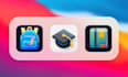 create a professional 3d app icon