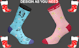 design custom and unique socks design
