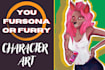draw your furry in nsfw or sfw