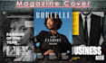 design professional stylish magazine cover