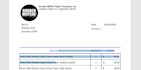 provide to you an automatic excel invoice fattura