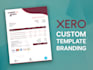 do xero invoice template design