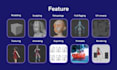 make 3d characters for printing, animation, and game