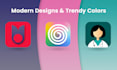 create modern app icon designs