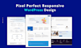 build wordpress website design or wordpress blog using elementor pro