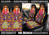 design print on demand car seat cover as your request