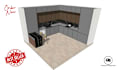 design 2d kitchen cabinet, closet drawings and 3d designs
